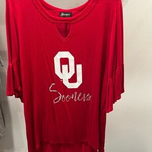 Crimson Sooners Women's Tee by Champion
